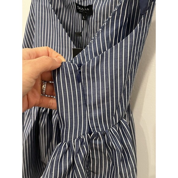 NWT Zalora Peplum Shoulder Tie Babydoll Top XL - Picture 4 of 6